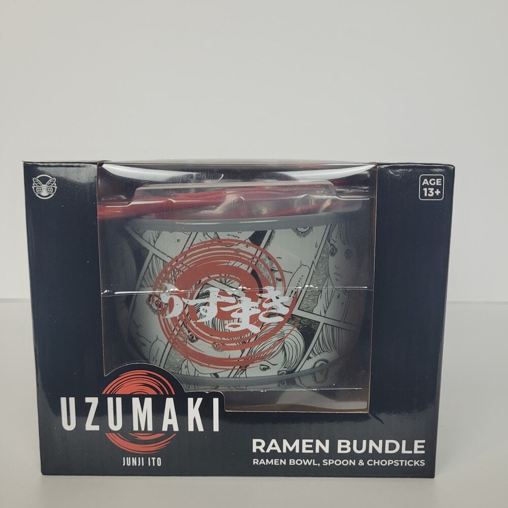Culturefly Uzumaki Junji Ito Manga Ramen Bundle Bowl Spoon Chopsticks